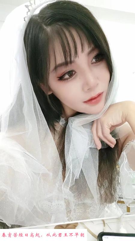 建宁路软妹子白丝婚纱 第2张
