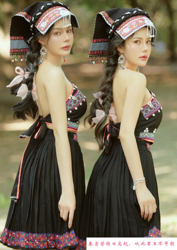 哈尼姐妹花双飞 第4张