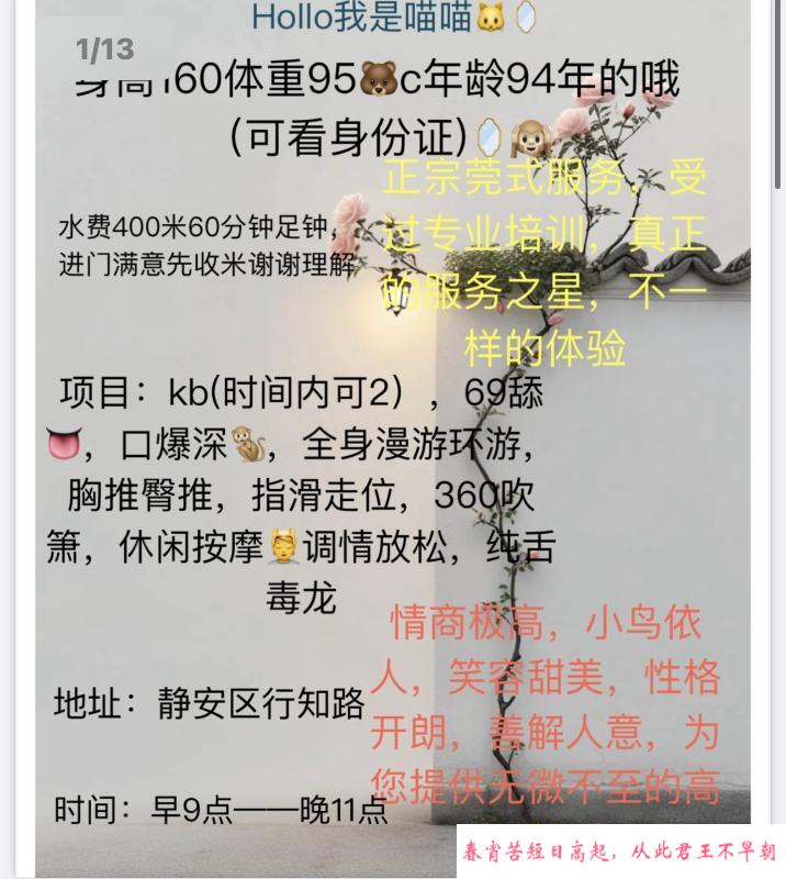 静安服务型口爆喵喵 第1张